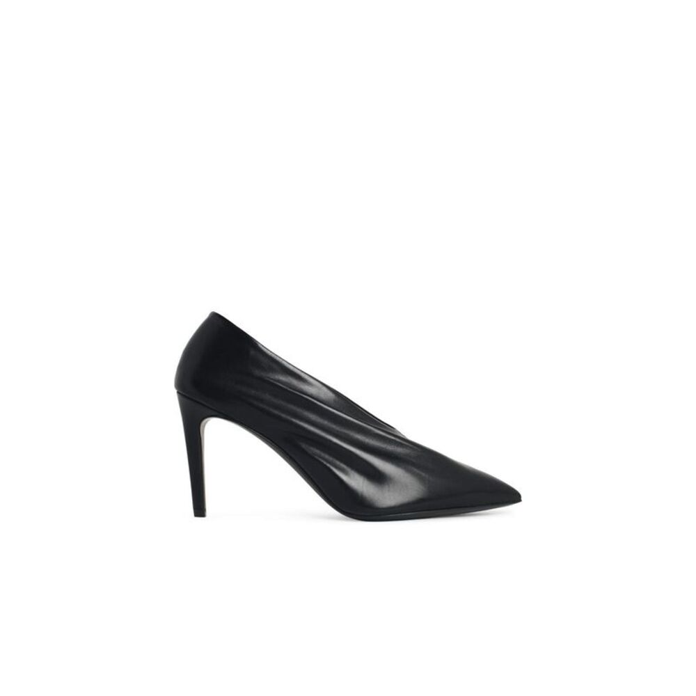 Khaite 'Miriam 85' Black Leather Pumps Women - Picture 1 of 3